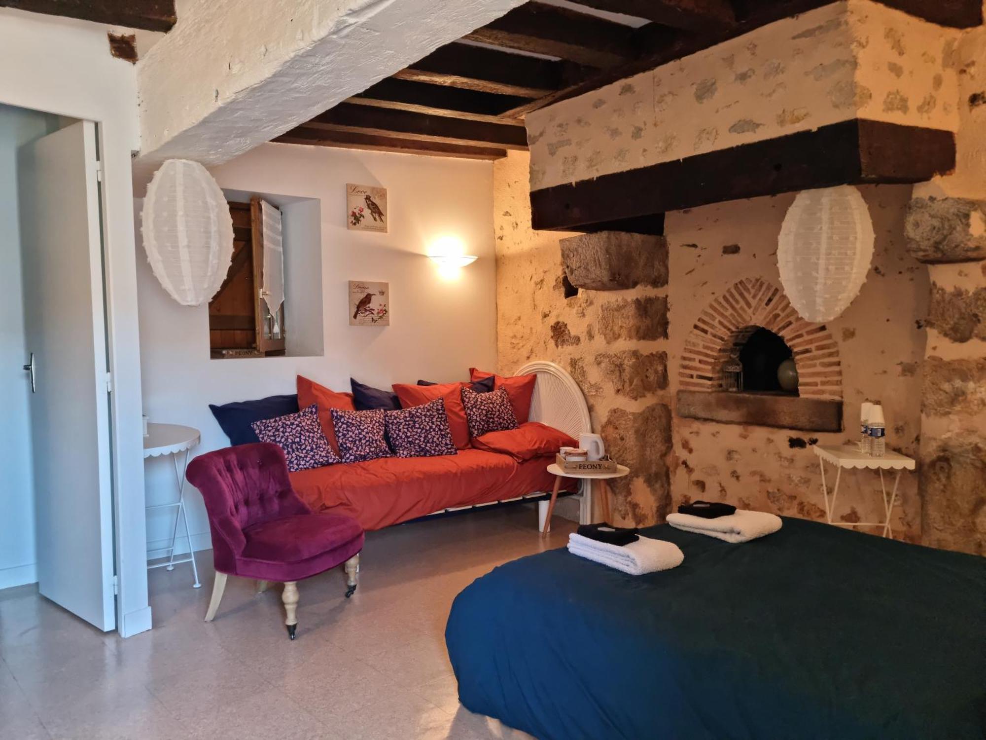 L 'Aupinouse Chambre Double Pivoine Avec Salle D'Eau Privative La Suze-sur-Sarthe Exterior photo